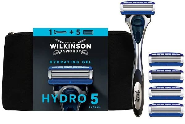 Wilkinson Sword's Hydro 5 razor with replacement blades