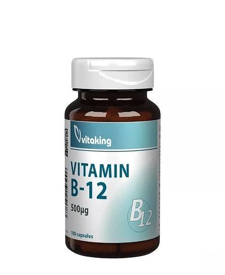 Vitaking Vitamin B-12 500 mcg (100 Kapsla)
