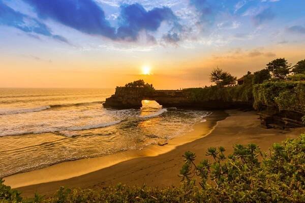 Tanah Lot Temple - Bali Indonésie — Stock obrázek