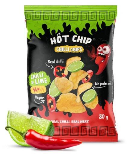 HC-Chipsy Chilli and Lime 80g (15) | Hot Chip | SweeteX