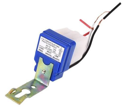 Soumrakový světlocitlivý spínač 220V 10A - Elektronika