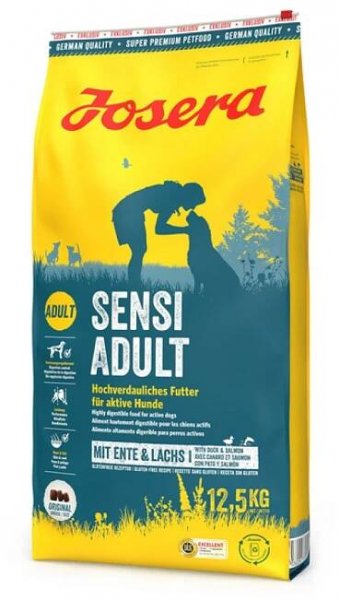 JOSERA Sensi Adult 12,5 kg - s kuřecím, kachním a lososím masem