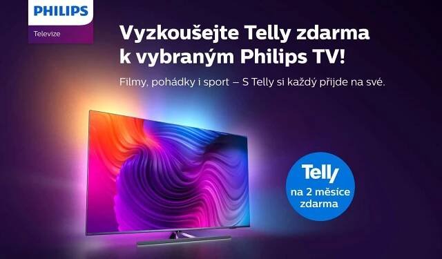 Kupte si vybranou TV Philips a získejte internetovou televizi Telly na 2 měsíce zdarma | Alza.cz 