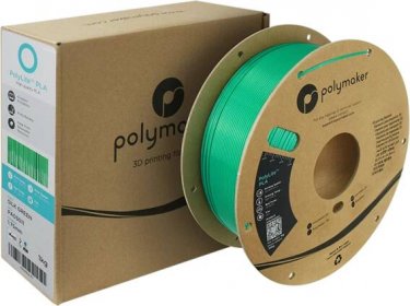 Polymaker PolyLite Silk PLA Green - 3DJake Česká republika 