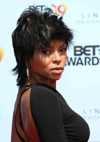 Taraji P. Henson's shullet haircut