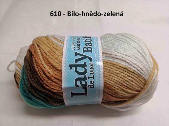 Lady de Luxe Batik - Pletací příze
