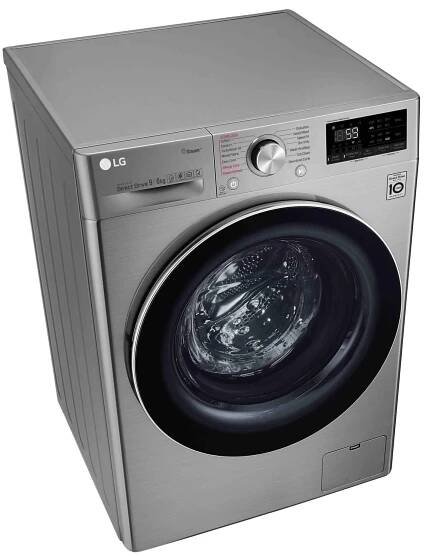 LG 9 kg parní pračka LG  | 1400 ot./min | TurboWash™360° | ThinQ™, F4WV909P2TE