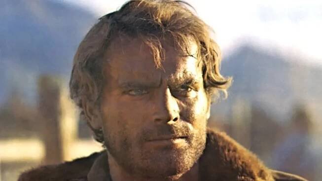 Terence Hill na archivním filmovém snímku