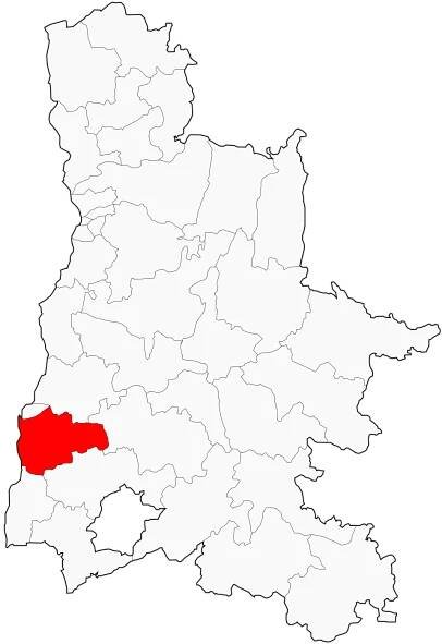 Kanton na mapě departementu Drôme