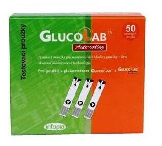 GlucoLab testovací proužky pro glukometr 50 ks