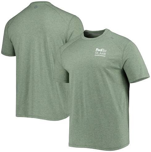 Men's tasc Performance Heather Green FedEx St. Jude Championship Carrollton T-Shirt