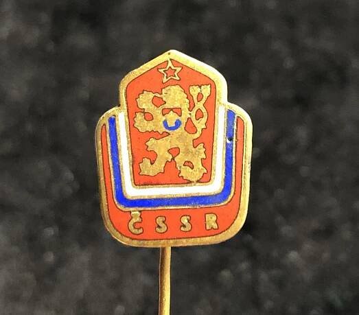 starý budovatelský odznak ksč - čssr lev
