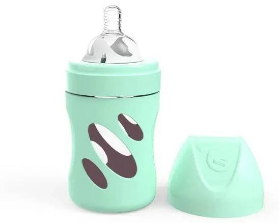 Twistshake Kojenecká láhev Anti-Colic SKLENĚNÁ 180ml