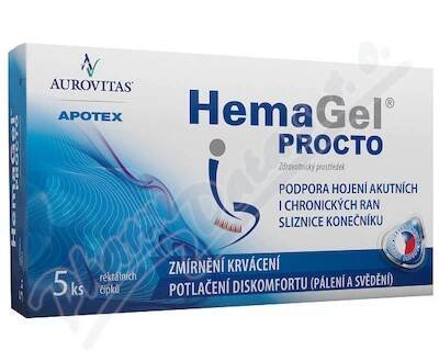 HemaGel PROCTO čípky 5ks