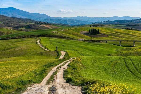 bezplatná Italský Venkovský Ráj Základová fotografie