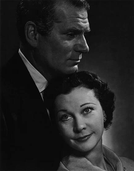 Laurence Olivier and Vivien Leigh, 1954 © Yousuf Karsh
