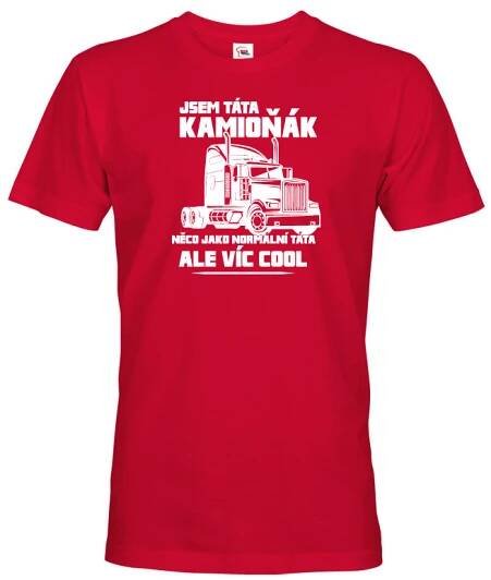 Pánské tričko pro řidiče kamionu / kamioňáky - Táta kamioňák