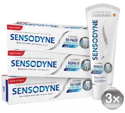 SENSODYNE Zubní pasta Repair & Protect Whitening 3 x 75 ml