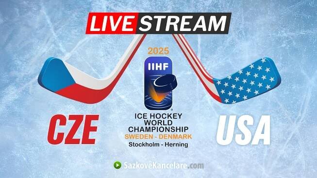 Hokej Česko – USA Online a TV přenos
