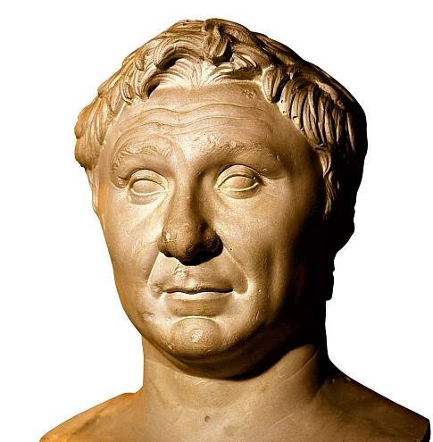 a bust depicting Pompey the Great