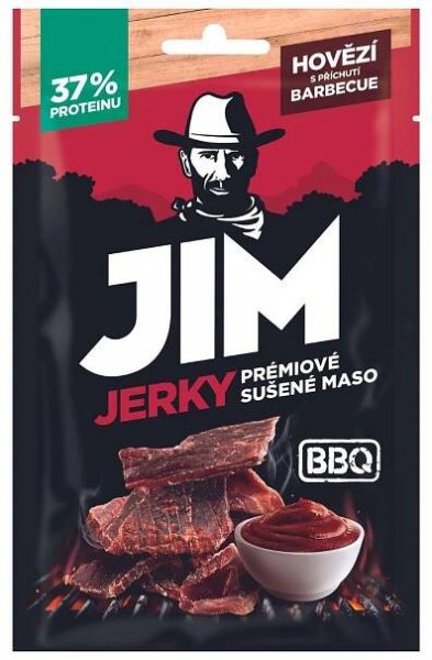 Jim Jerky Hovězí BBQ 23 g