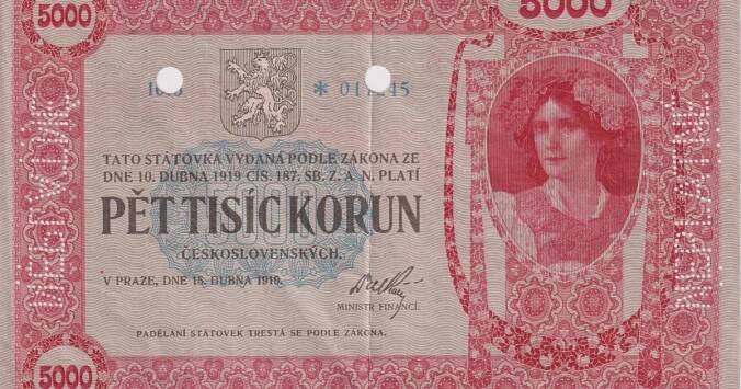 Nejdražší bankovka v Česku se vydražila za 12 milionů. Do aukce šla po 26 letech