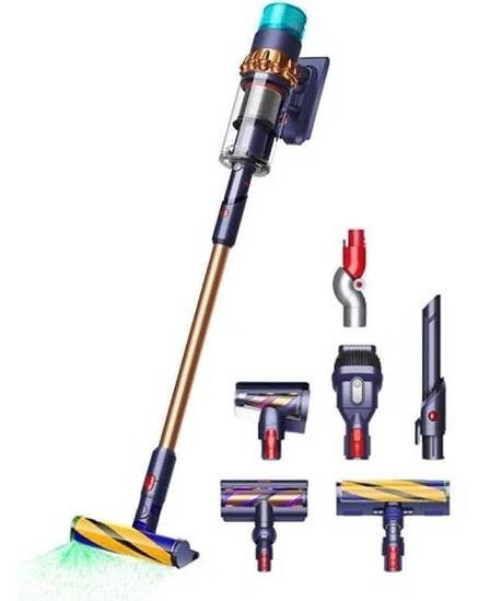 Tyčový vysavač Dyson Gen5detect Absolute pruská modrá/měděná