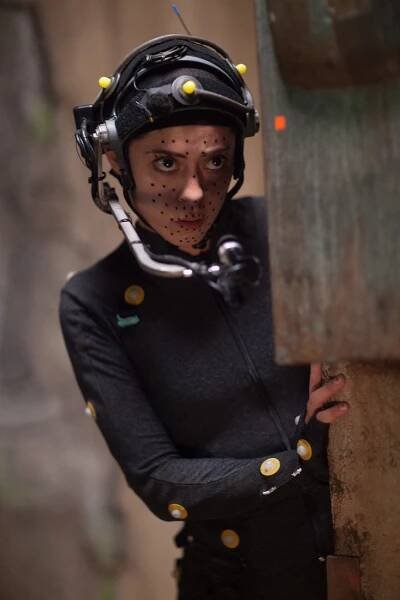 Rosa Salazar - Alita: Bojový Anděl - Z natáčení