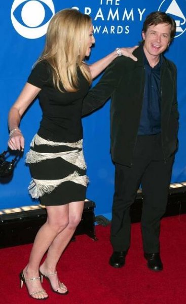 Michael J. Fox and Tracy Pollan