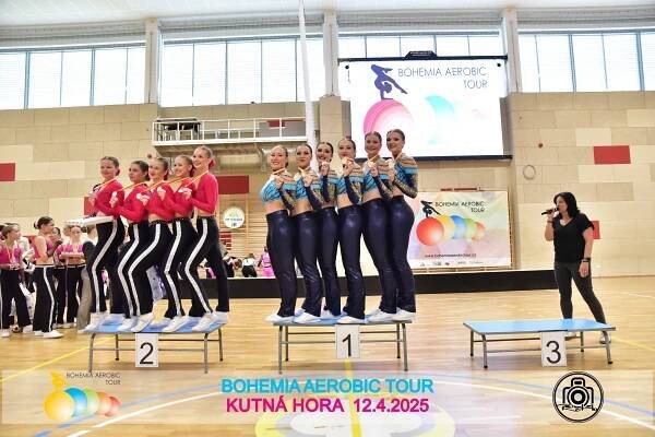 Fotografie z 1.kola 12.4.2025 v Kutné Hoře - Bohemian Aerobic Tour
