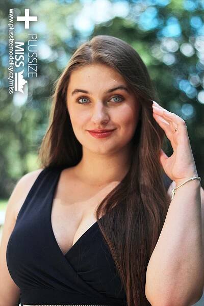 Eliška Levková finalistka s číslem 11 soutěže Miss Plus Size modelky ČR 2024