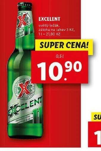 Lidl Pivo excelent nabídka