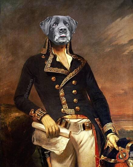 Renaissance Style Pet Portrait