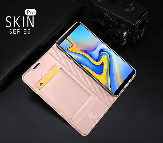 Dux Ducis Skin Pro flipové pouzdro pro Samsung Galaxy J6 Plus - šedé