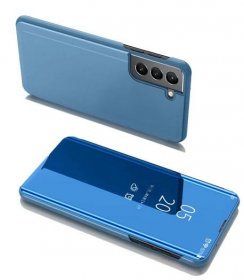 FORCELL flipové pouzdro Clear View pro Samsung Galaxy S22 Ultra , modrá, 9145576240885