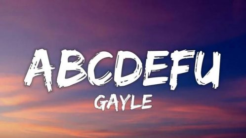 [1 HOUR] GAYLE - abcdefu (Lyrics)