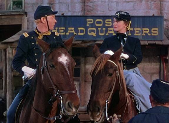 Harry Carey Jr., Joanne Dru - Nosila žlutou stužku - Z filmu