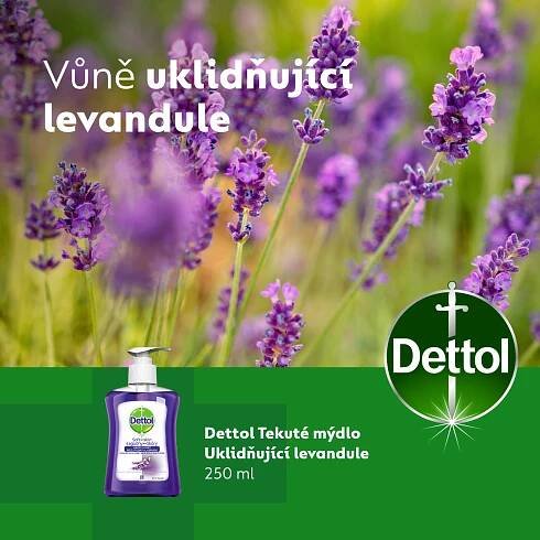 Dettol Tekuté mýdlo Uklidňující levandule 250 ml