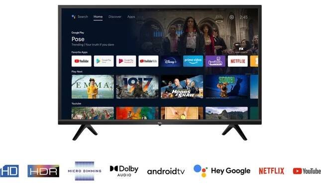 32S5200 LED HD ANDROID TV TCL | eberry.cz