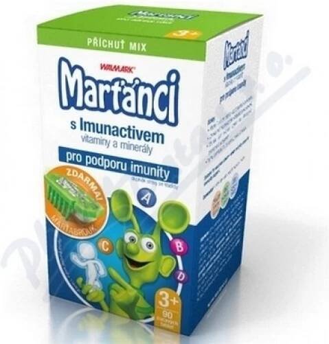 Walmark Marťánci s ImunActivem Mix 90 tablet