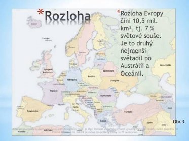 PPT - Evropa Poloha, Rozloha PowerPoint Presentation, free download - ID:3442934