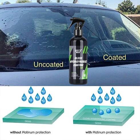 HGKJ S2 Anti-Rain pro auta Sprej odpuzující vodu na sklo s dlouhou životností Keramický nano hydrofobní ochranný povlak na čelní sklo
