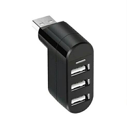 Rozbočovač USB 2.0, 3 porty, otáčení 90°/180°, možnost výměny za provozu, přenosná