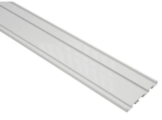Gardinia Hliníková záclonová kolejnička, třídrážková, bílá, 200 cm