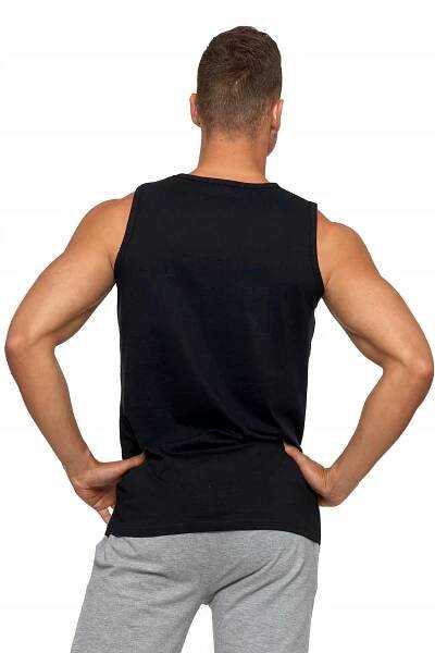 TANK-TOP Pánské Tričko bez rukávů Hladké Klasické boxerky MORAJ XXL Velikost XXL