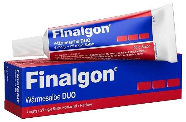 FINALGON Hřejivá mast DUO 4 mg/g + 25 mg/g, 20 g