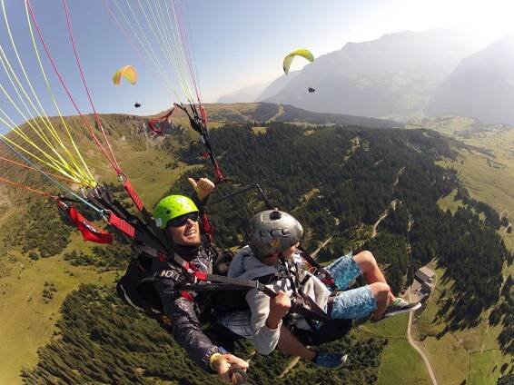 Paragleiten Sommer
