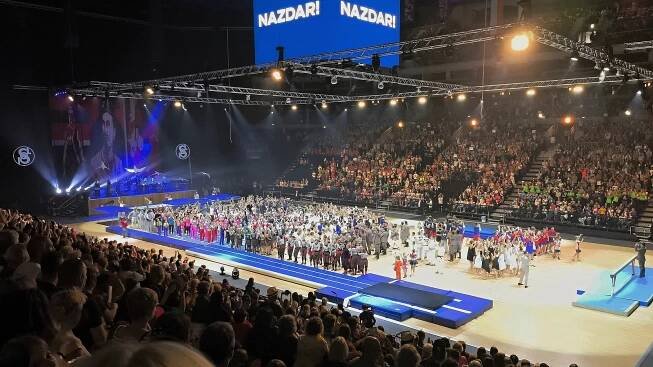 Oslava sokolství v O2 areně: účastníci sletu viděli představení Sokol Gala