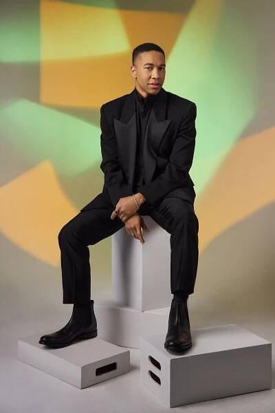 Aaron Clifton Moten photographed for Variety at the PMC Studio in Los Angeles in April 2024