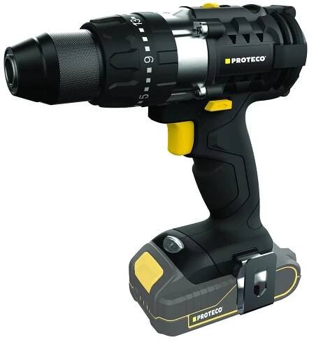 PROTECO aku šroubovák 2-13mm 20V/2,0Ah - včetně nabíječky a akumuláto